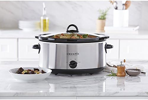 7 Quart Oval Manual Slow Cooker – Stainless Steel - Curated Catalog U3