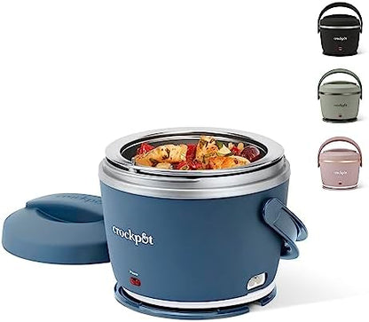 Electric Lunch Box Food Warmer 20oz – Faded Blue - Curated Catalog J1