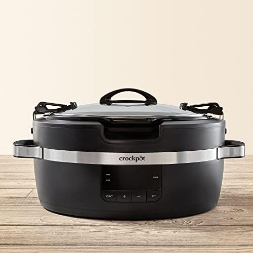 Thermoshield 6 Quart Slow Cooker with Carry Handles - Curated Catalog N3