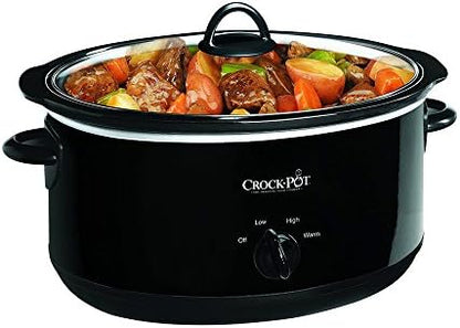 8 Quart Manual Slow Cooker – Black - Curated Catalog J6