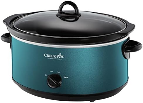 7 Quart Manual Slow Cooker – Turquoise - Curated Catalog S6