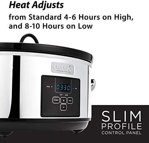 7 Quart Programmable Slow Cooker – Polished Platinum - Curated Catalog J0