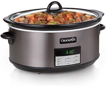 8 Quart Programmable Slow Cooker with Auto Warm - Curated Catalog I5
