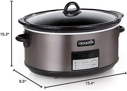 8 Quart Programmable Slow Cooker with Auto Warm - Curated Catalog I5