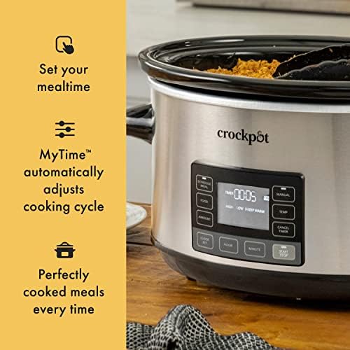 7 Quart Portable Programmable Slow Cooker with Timer - Curated Catalog J4