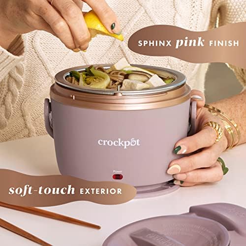 Electric Lunch Box Food Warmer 20oz – Blush Pink - Curated Catalog R8