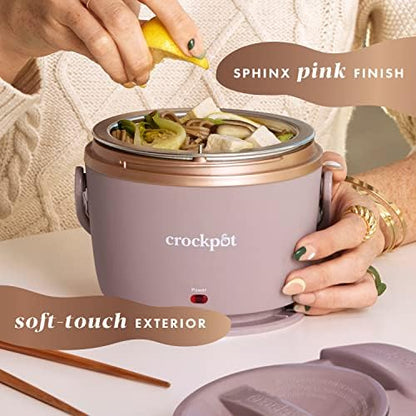 Electric Lunch Box Food Warmer 20oz – Blush Pink - Curated Catalog R8