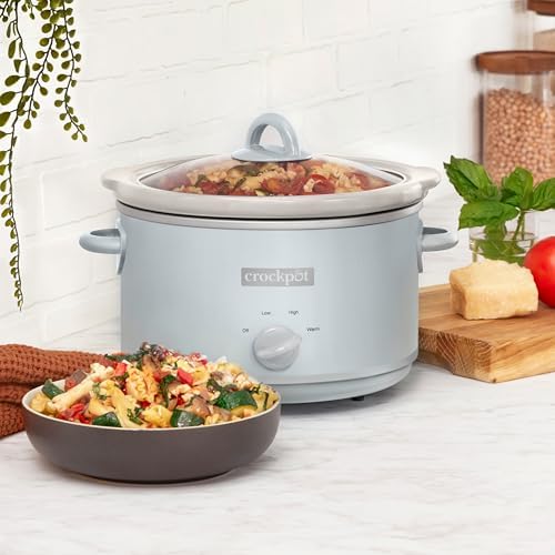 4.5 Quart Manual Slow Cooker – Macaroon Blue - Curated Catalog V0