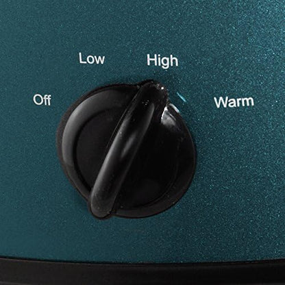 7 Quart Manual Slow Cooker – Turquoise - Curated Catalog S6