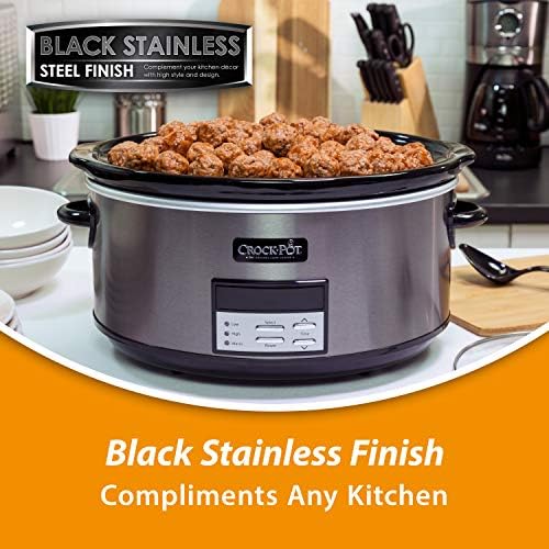 8 Quart Programmable Slow Cooker with Auto Warm - Curated Catalog I5