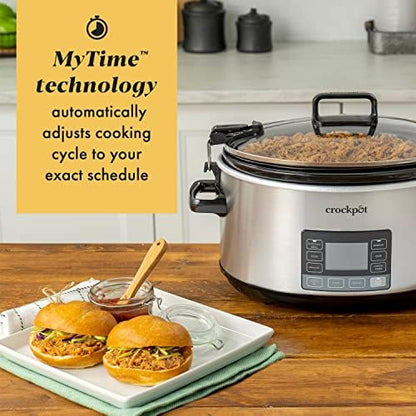 7 Quart Portable Programmable Slow Cooker with Timer - Curated Catalog J4