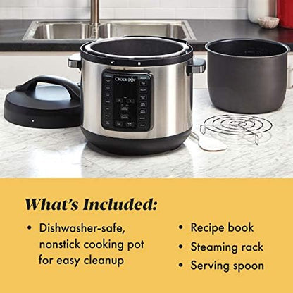 8 Quart Express Crock Multi-Use Pressure Cooker - Curated Catalog L6