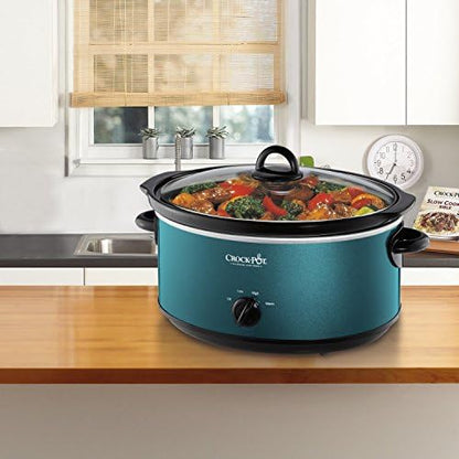 7 Quart Manual Slow Cooker – Turquoise - Curated Catalog S6