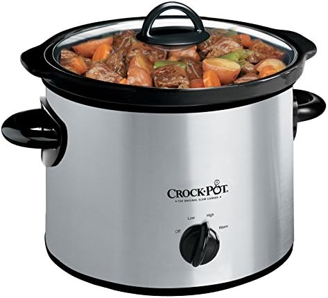 3 Quart Manual Slow Cooker – Silver - Curated Catalog Y2