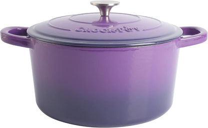 3 Quart Enameled Cast Iron Dutch Oven – Aqua - Curated Catalog R0