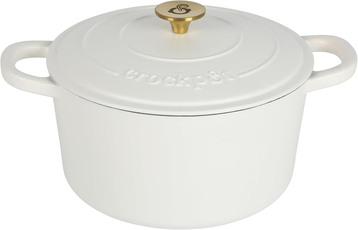 3 Quart Enameled Cast Iron Dutch Oven – Aqua - Curated Catalog R0