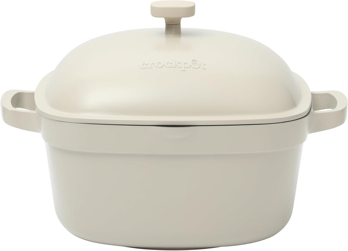 3 Quart Enameled Cast Iron Dutch Oven – Aqua - Curated Catalog I4