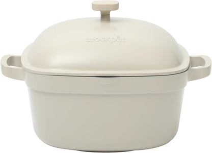 3 Quart Enameled Cast Iron Dutch Oven – Aqua - Curated Catalog I4