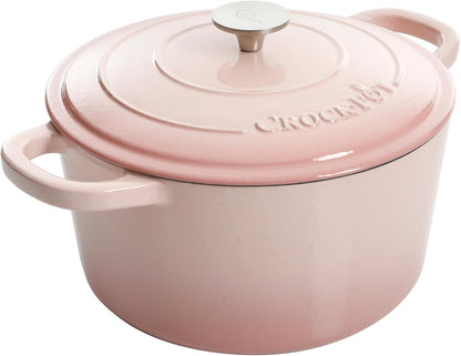 3 Quart Enameled Cast Iron Dutch Oven – Aqua - Curated Catalog R0