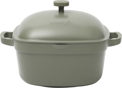 3 Quart Enameled Cast Iron Dutch Oven – Aqua - Curated Catalog I4