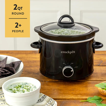 2 Quart Mini Slow Cooker – Classic Compact Cooker - Curated Catalog H1