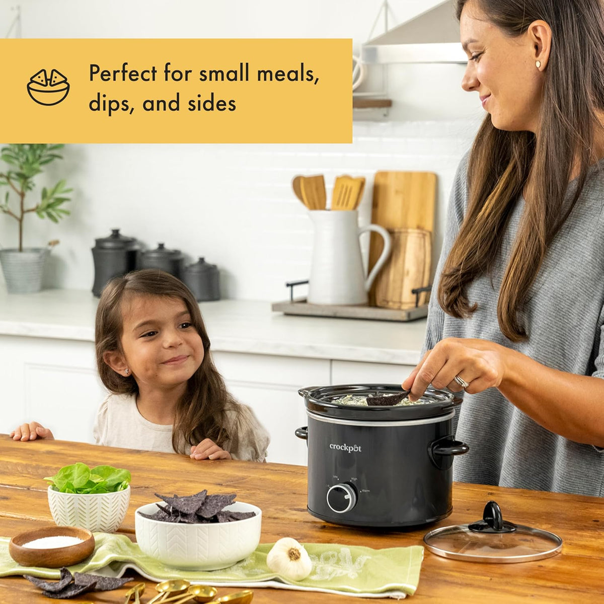 2 Quart Mini Slow Cooker – Classic Compact Cooker - Curated Catalog H1